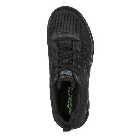 Pantofi Skechers Track Moulton, brant din spuma cu memorie, culoare neagra - Img 3