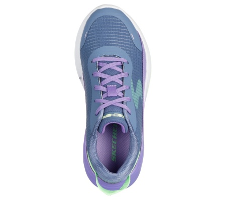Pantofi Skechers Wave, culoare albastra cu mov - Img 3