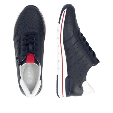 Pantofi sport Remonte, model R6705, brant din spuma cu memorie, culoare albastra - Img 4