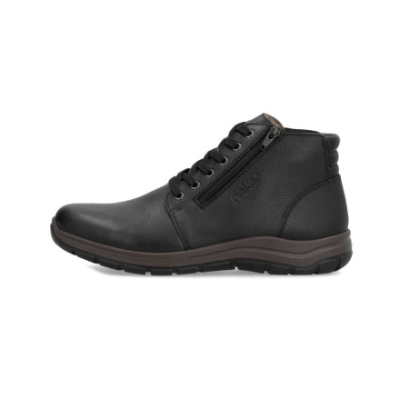 Ghete Rieker, model 03652, blana naturala, culoare neagra - Img 4