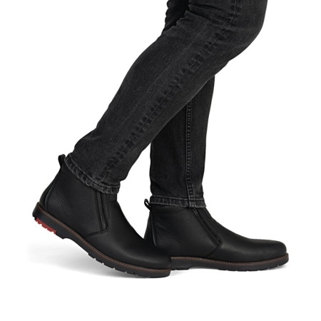 Ghete Rieker, model 10553, imblanite, culoare neagra - Img 5