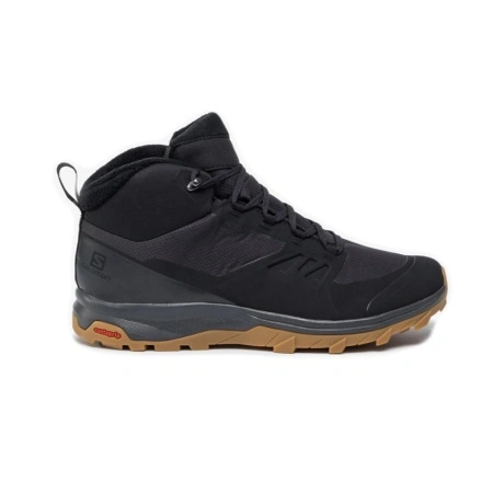Ghete Salomon Outsnap, pentru iarna, impermeabile, comfort termic pana la -5 grade, culoare neagra - Img 3