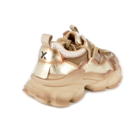Pantofi Gryxx, model 20, culoare bej cu argintiu - Img 3