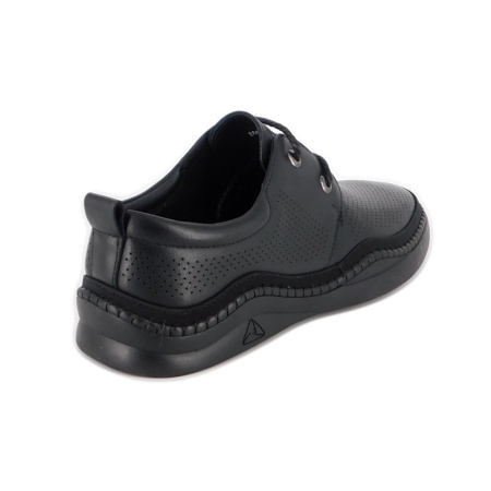 Pantofi Otter, model 8A, culoare neagra, talpa flexibila - Img 5