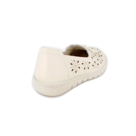 Pantofi Pass, model 2, culoare crem, talpa flexibila - Img 4