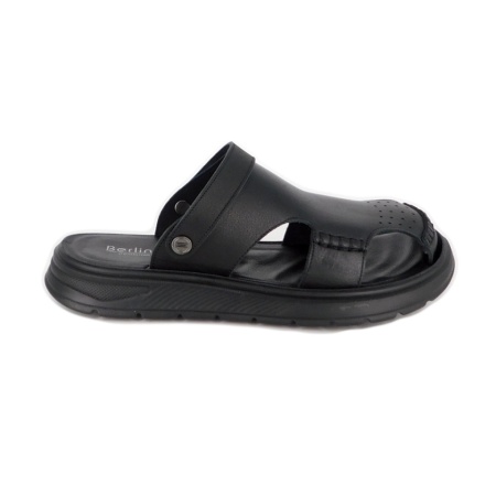 Sanda-Papuc Berliner, model 2881, talpa flexibila, culoare neagra - Img 4