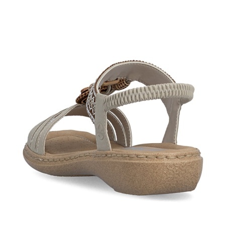 Sandale Rieker, model 61855, culoare bej - Img 3