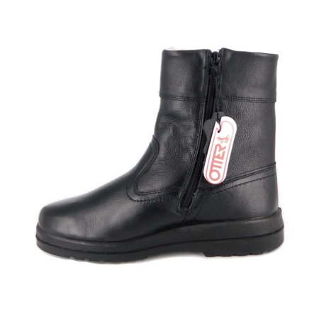 Cizme Otter, model 27758, imblanite, culoare neagra - Img 4