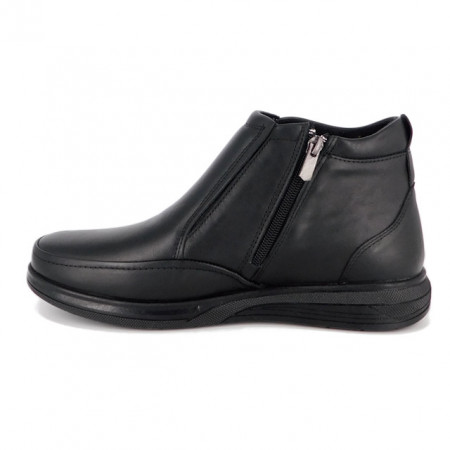 Ghete Goretti, model 3202, imblanite, culoare neagra - Img 5