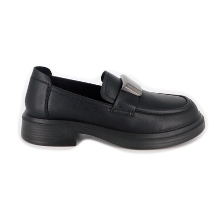 Pantofi Pass, model 12, culoare neagra - Img 2