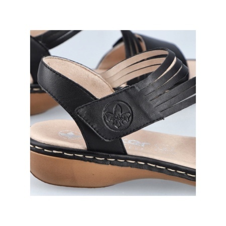Sandale Rieker, model 65964, culoare neagra - Img 5