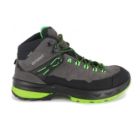 Ghete Grisport, model 14903 impermeabile, talpa Vibram, culoare gri cu verde - Img 3