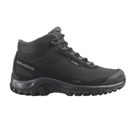 Ghete Salomon Shelter, pentru iarna, impermeabile, comfort termic pana la -5 grade, culoare neagra - Img 2