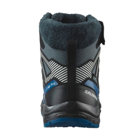 Ghete Salomon XA Pro V8 Winter, pentru iarna, impermeabile, culoare gri cu albastru - Img 3