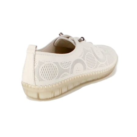 Pantofi Anna Viotti, model 728, talpa flexibila din silicon, culoare bej - Img 3