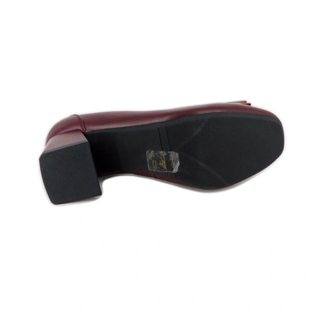 Pantofi Pass, model 11, culoare bordo - Img 4