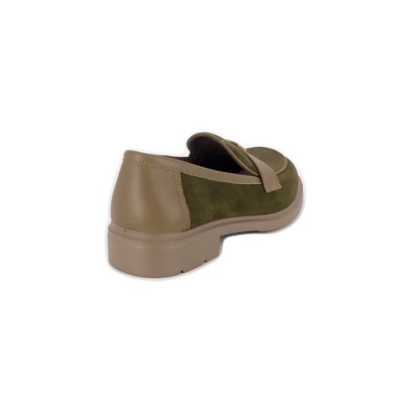 Pantofi Pass, model 13B, talpa flexibila, culoare verde - Img 2