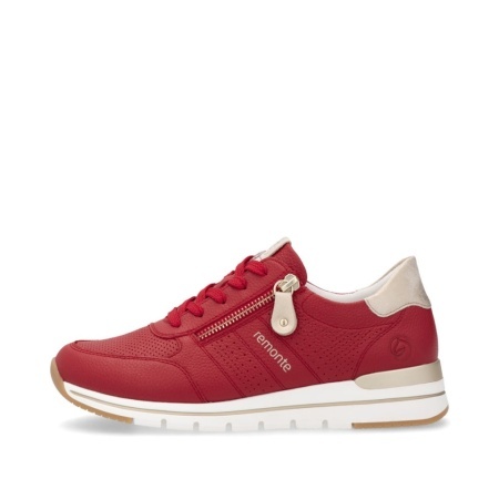 Pantofi sport Remonte, model R6705, brant din spuma cu memorie, culoare rosie - Img 2