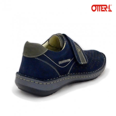 Pantofi Otter 9583, pentru vara, culoare albastra - Img 3