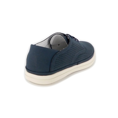 Pantofi Otter, model 14C, perforati, talpa flexibila, culoare albastra - Img 3