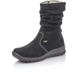 Cizme Rieker, model Z7171-01, impermeabile, blana naturala, culoare neagra