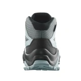 Ghete Salomon X Ultra Mid Junior, impermeabile, Gore-tex, culoare turcoaz - Img 3