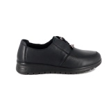 Pantofi Berliner, model N010, culoare neagra, talpa flexibila - Img 3