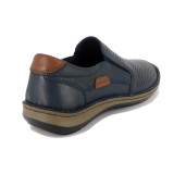 Pantofi Goretti, model 9505, culoare albastru inchis - Img 3