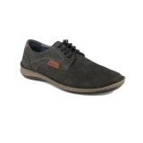 Pantofi Goretti, model 9506, culoare gri antracit