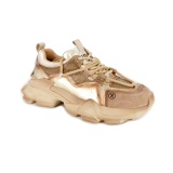 Pantofi Gryxx, model 20, culoare bej cu argintiu