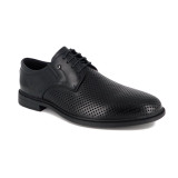 Pantofi Otter, model 7OW, perforati, culoare neagra, talpa flexibila
