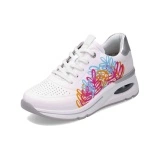 Pantofi sport Remonte, model D2H02, culoare alba, brant din spuma cu memorie
