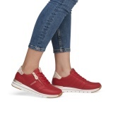 Pantofi sport Remonte, model R6705, brant din spuma cu memorie, culoare rosie - Img 5