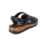 Sandale Pass, model 2506, culoare neagra - Img 3