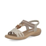 Sandale Rieker, model 61855, culoare bej