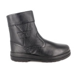 Cizme Otter, model 27758, imblanite, culoare neagra - Img 3