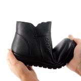 Ghete Berliner, model M001, captusite, talpa flexibila, culoare neagra - Img 6