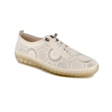 Pantofi Anna Viotti, model 728, talpa flexibila din silicon, culoare bej