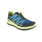 Pantofi Grisport, model 15115, pentru vara, culoare albastru cu galben