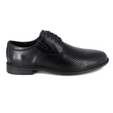 Pantofi Otter, model 7OW, perforati, culoare neagra, talpa flexibila - Img 2