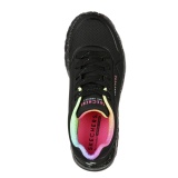 Pantofi Skechers Uno Lite, brant din spuma cu memorie, culoare neagra - Img 3