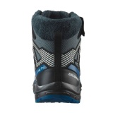 Ghete Salomon XA Pro V8 Winter, pentru iarna, impermeabile, culoare gri cu albastru - Img 3