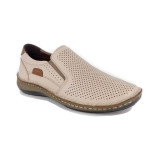 Pantofi Goretti, model 9505, culoare bej