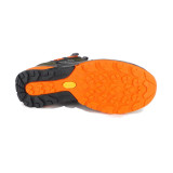 Pantofi Grisport, model 14901, impermeabili, talpa Vibram, culoare oliv cu portocaliu - Img 4