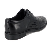 Pantofi Otter, model 7OW, perforati, culoare neagra, talpa flexibila - Img 3