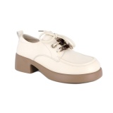 Pantofi Pass, model X49, culoare crem