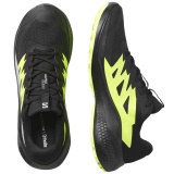 Pantofi Salomon Alphaglide GTX, impermeabili, gore-tex, culoare negru cu verde - Img 4
