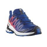 Pantofi Salomon XA Pro 3D V9 Equipe, impermeabili, Gore-tex, culoare albastra