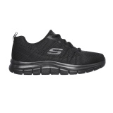 Pantofi Skechers Track Moulton, brant din spuma cu memorie, culoare neagra - Img 2