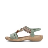 Sandale Rieker, model 61855, culoare verde - Img 2